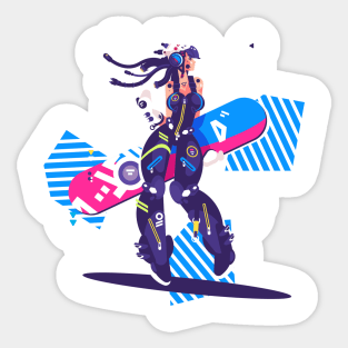 Girl on Board Sticker